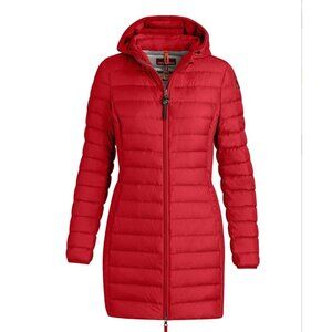 Parajumpers Women's Quilted Irene Lightweight Down Jacket Scarlet NWT MSRP $575